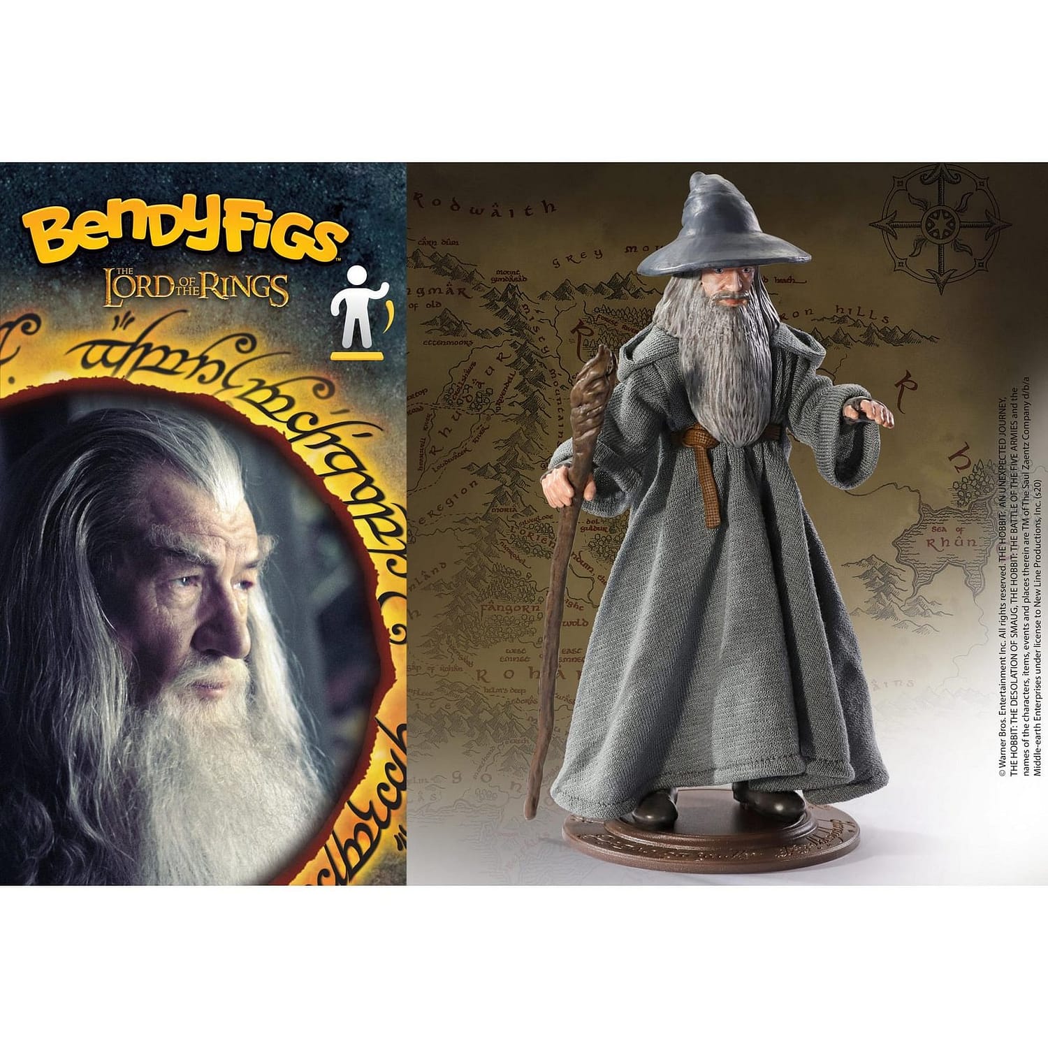 Bendyfigs Lord of the Rings - Gandalf the Grey - Bendyfigs