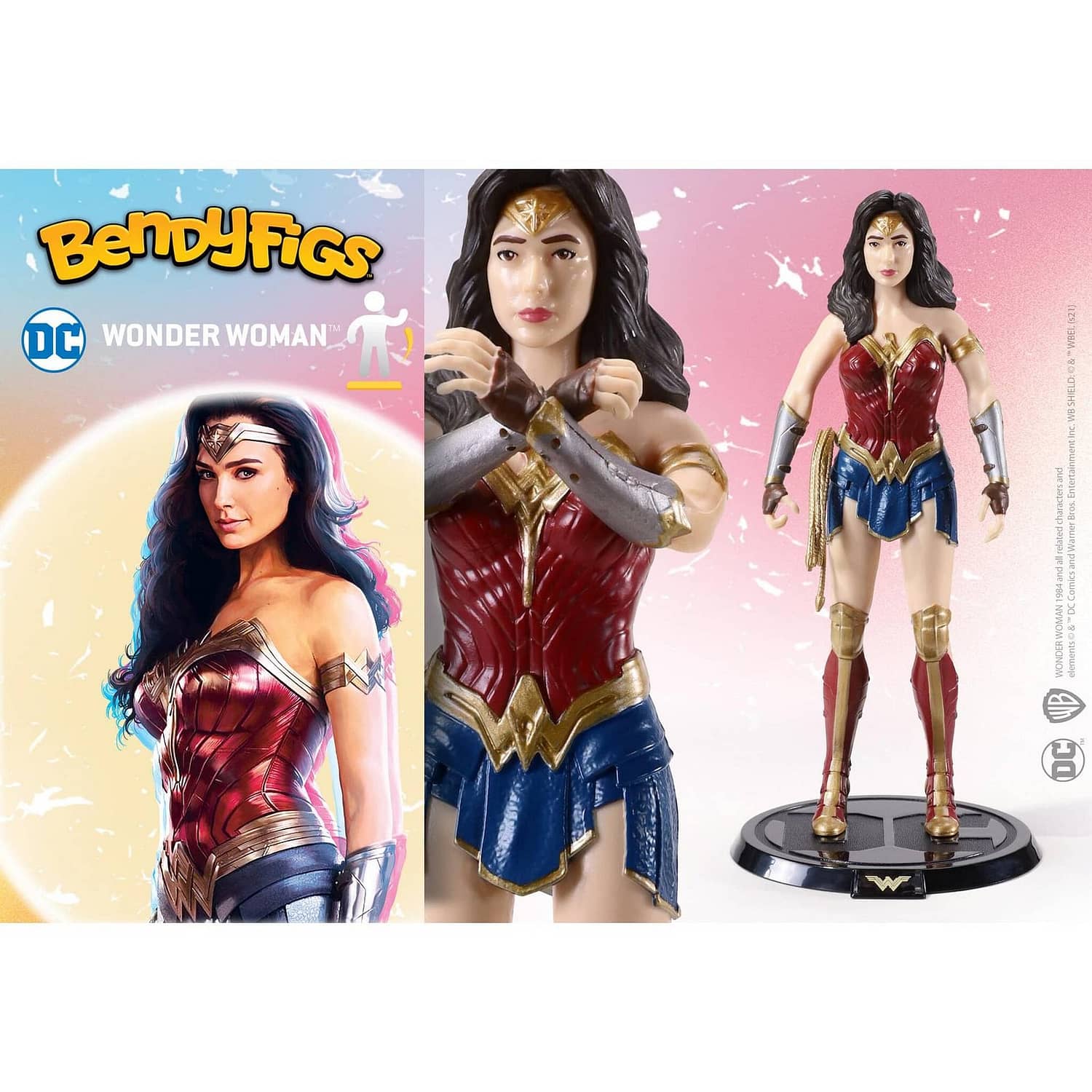 Bendyfigs Wonder Woman DC Comic - Bendyfigs