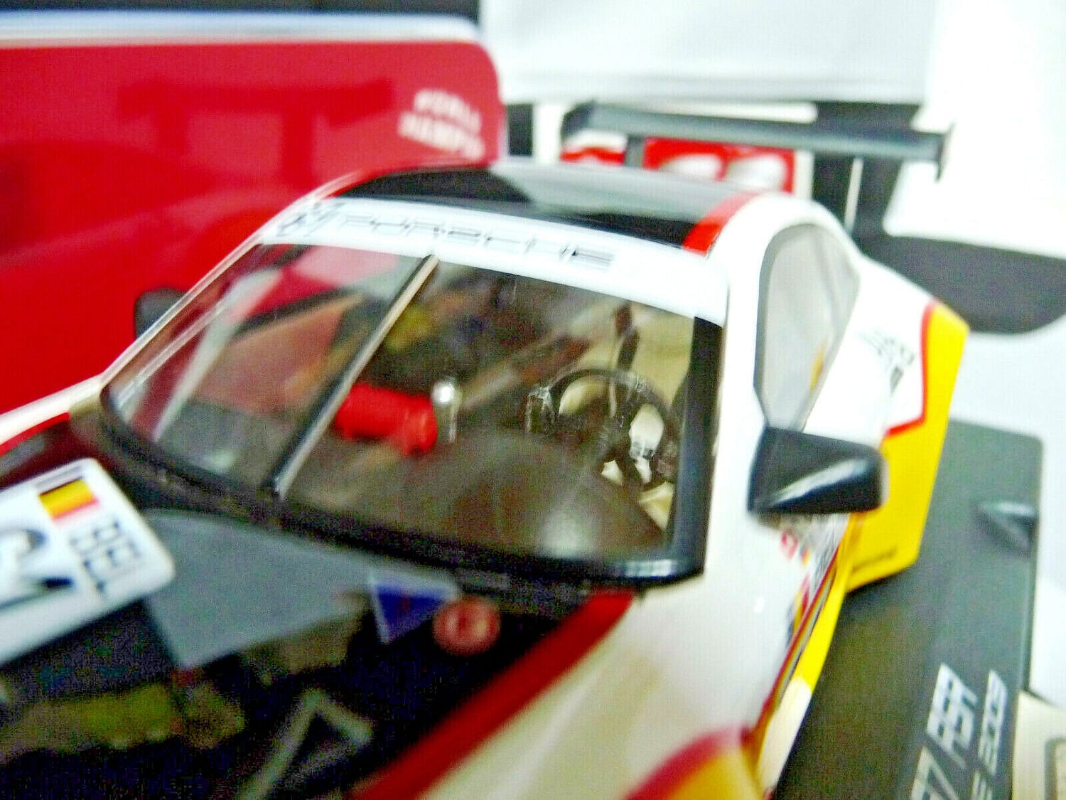 NSR 1:32 0055AW Porsche 997 GT3 LKM S/stone 2009 No.61 slot car also suits scalextric/carrera - Image 4