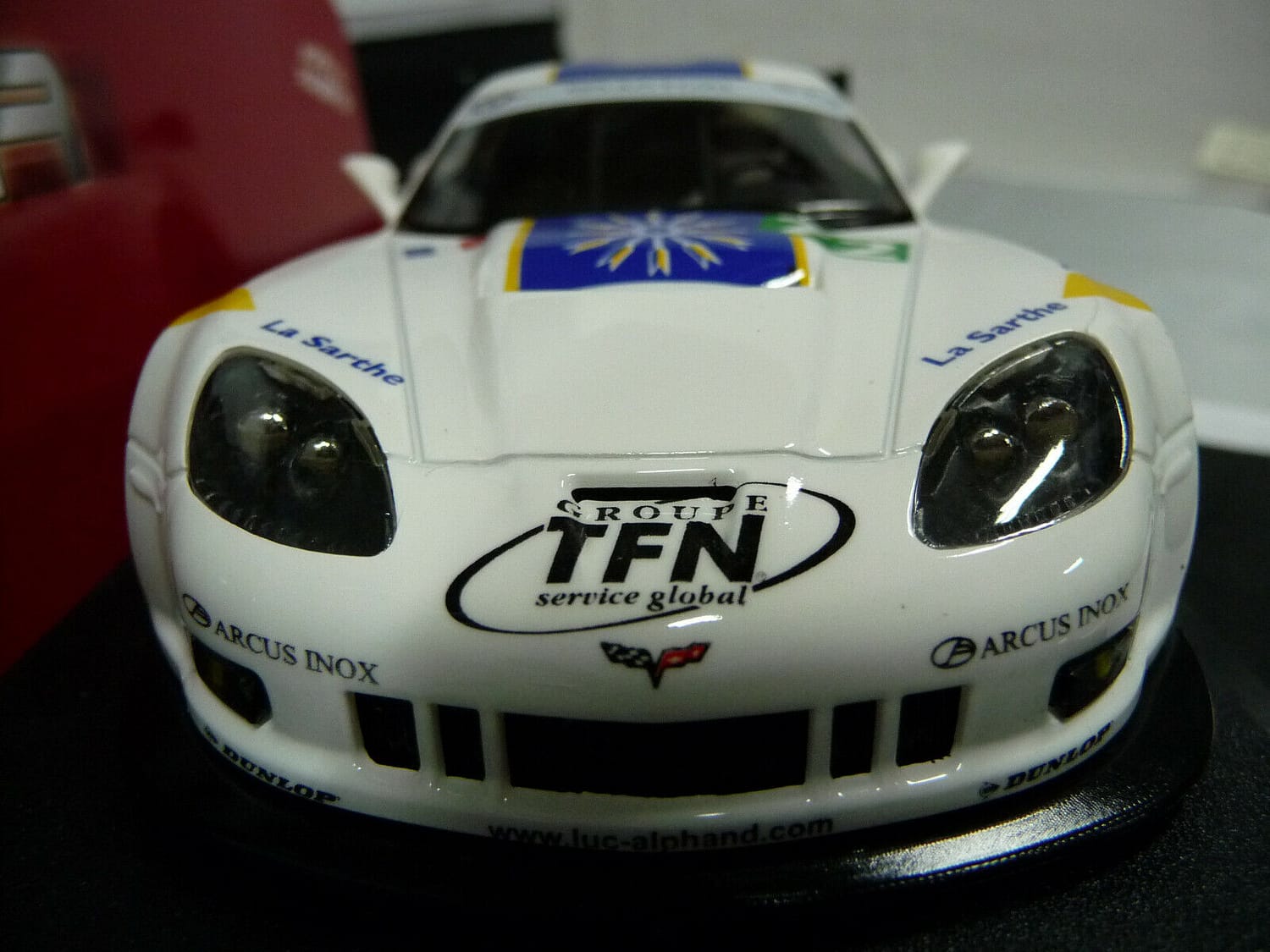 NSR 1:32 1181AW Corvette C6R Luc Alphand Adventures No.72 scalextric/carrera - Image 4