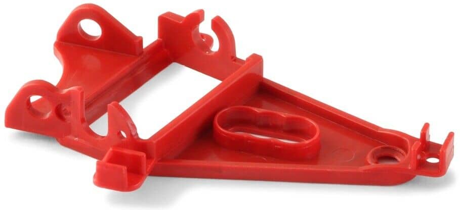 NSR N1293 TRIANGULAR AW MOTOR SUPPORT FOR HIGH GEAR RATIO 8-38 XHARD RED