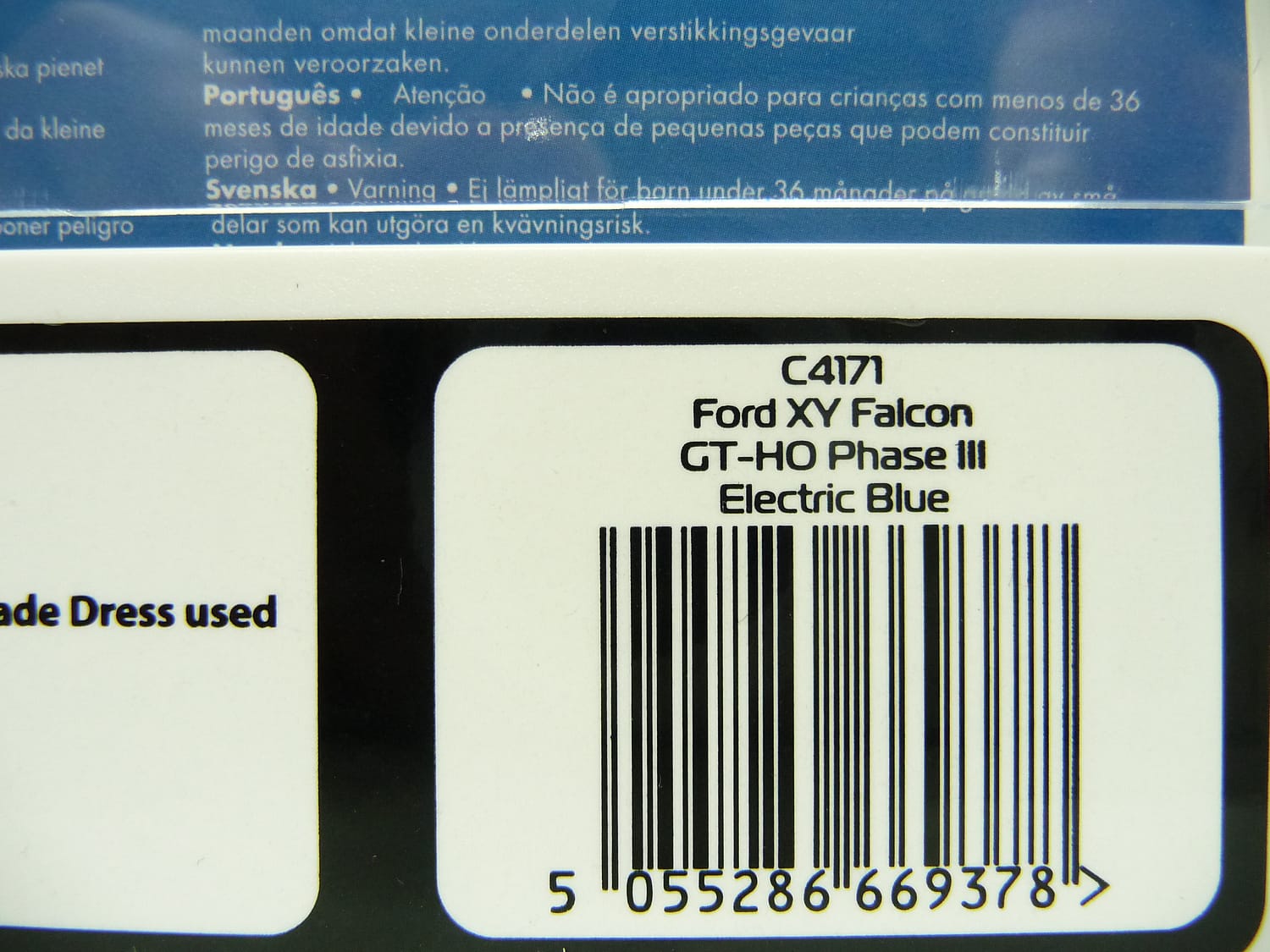 Scalextric C4171 1:32 FORD XY FALCON - GTHO PHASE III - Electric Blue Slot Car - Image 5