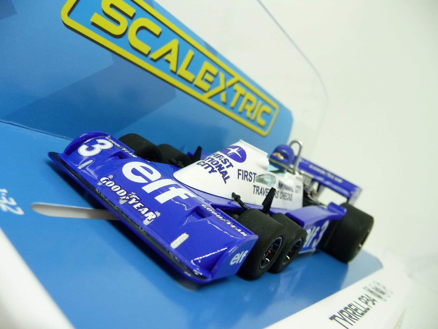 Scalextric C4245 Tyrrell P34 1977 Belgian Grand Prix slot car also suits Carrera