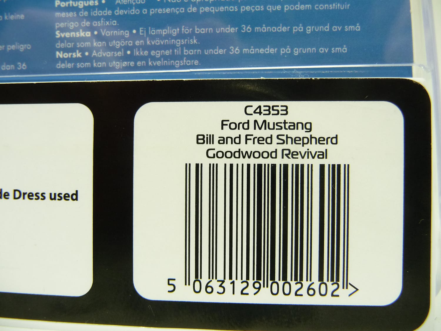 Scalextric C4353 Ford Mustang Bill and Fred Shepherd slot car also suits Carrera - Image 9