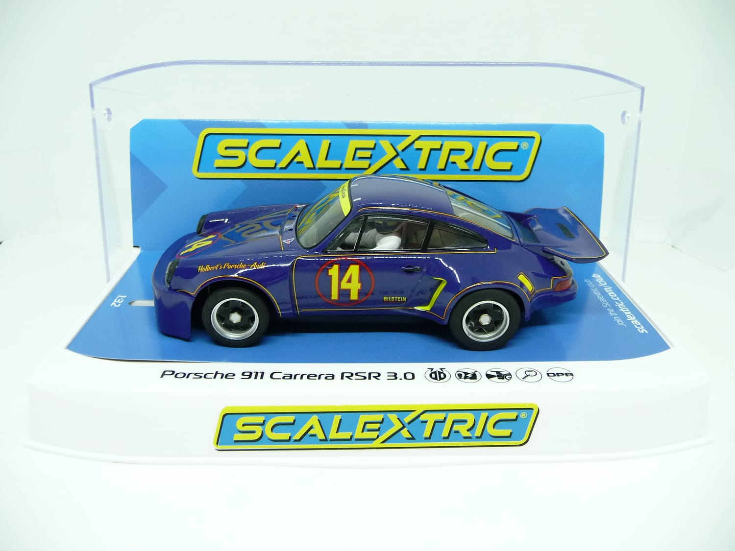 Scalextric C4241 Porsche 911 Carrera RSR Trans Am 1974 Al Holbert slot car also suits Carrera - Image 2