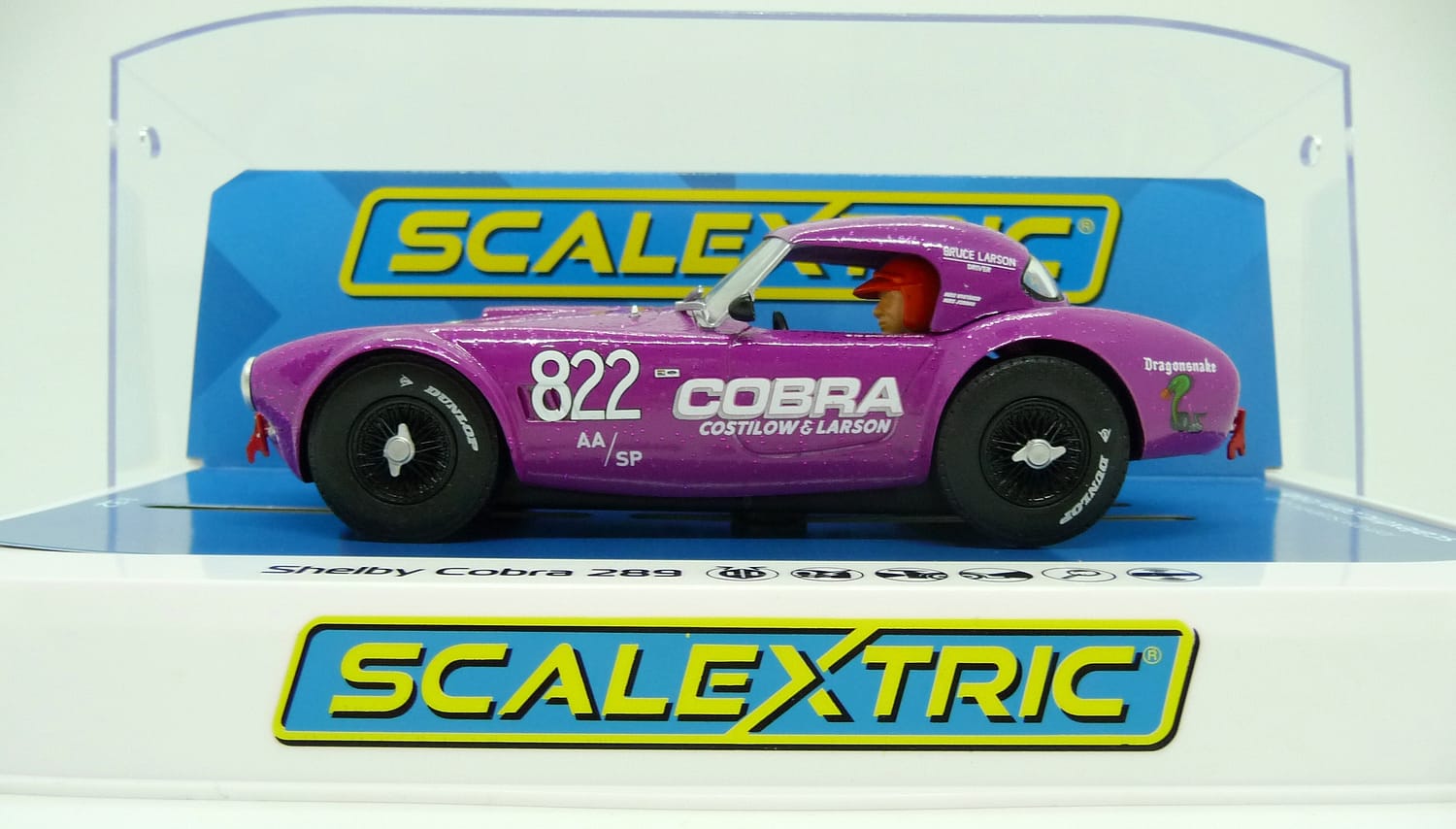 Scalextric C4418 Shelby Cobra 289 - Dragon Snake - Goodwood 2021 - Image 2
