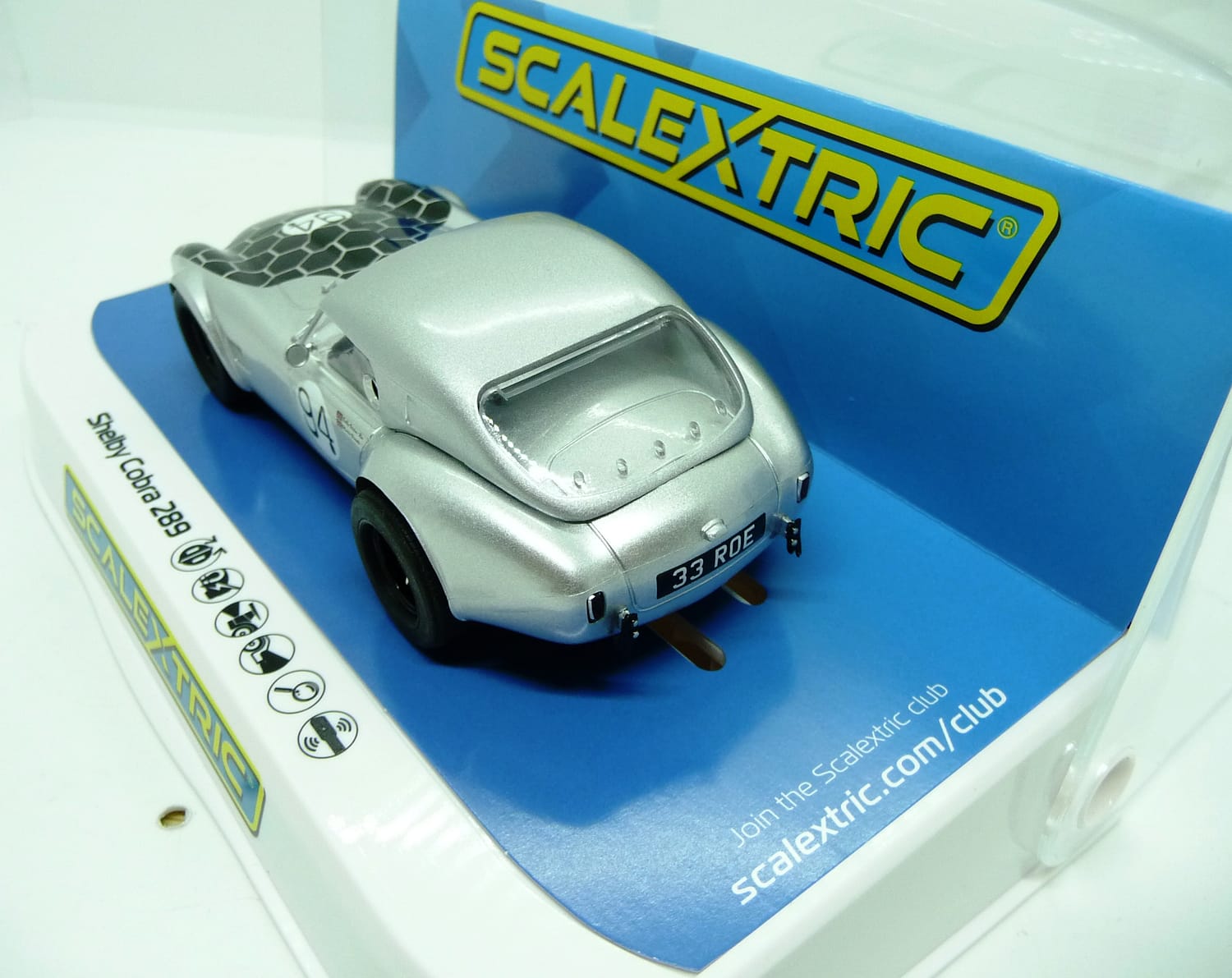 Scalextric C4417 Shelby Cobra 289 - Csx2201- Snake Eyes - Image 4