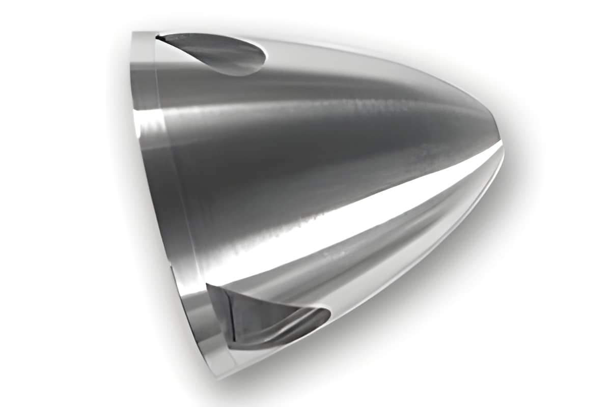 4' 5-51 3-BLADE MENZ TRU TURN ALUMINIUM SPINNER TT4003BM 3-BLA