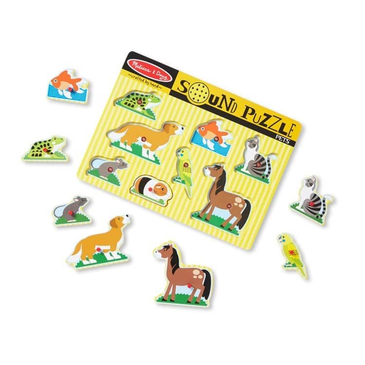 Melissa & Doug - Pets Sound Puzzle - 8 Pieces - Image 4
