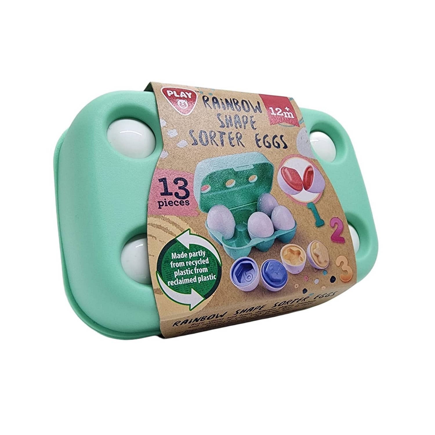 Playgo Toys Ent. Ltd - Rainbow Shape Sorter Eggs