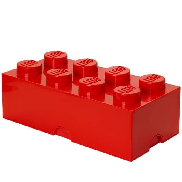 LEGO Storage Brick 8 Red 4004 - Room Copenhagen