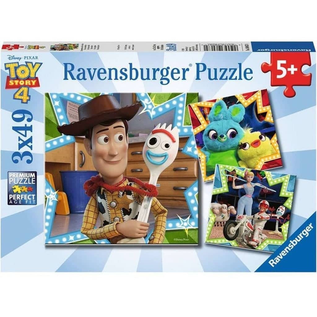 Ravensburger - Disney Toy Story 4 3X49 Pieces Jigsaw Puzzle
