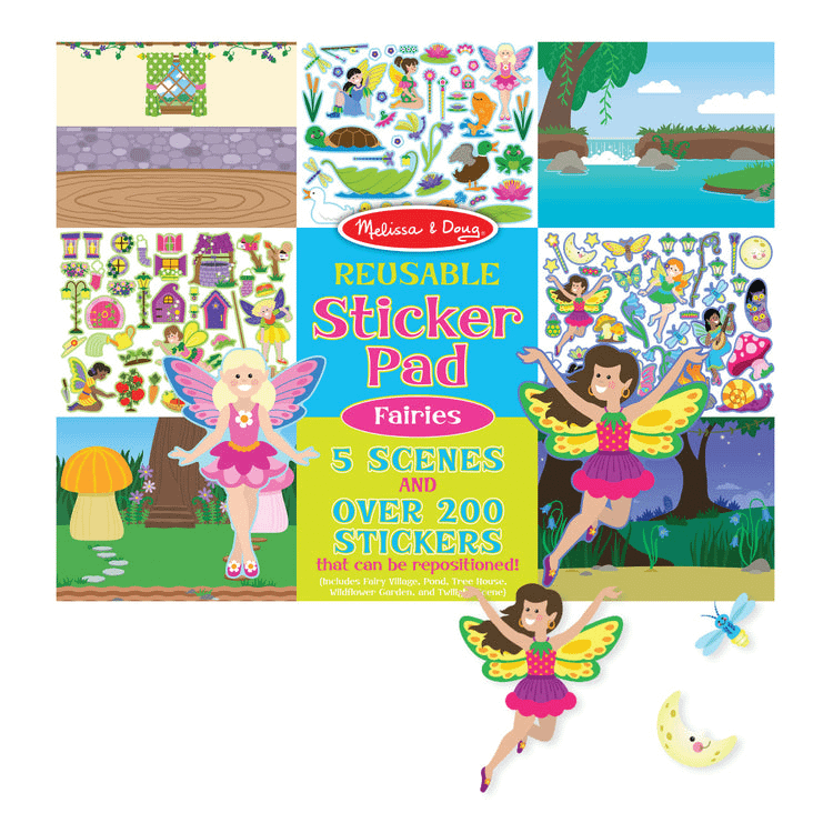 Melissa & Doug - Reusable Sticker Pad - Fairies - Image 3
