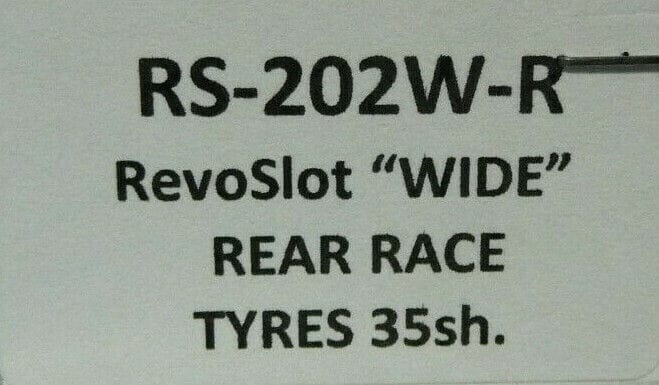 RevoSlot RS-202W-R RevoSlot WIDE Rear Race Tyres 35sh - Image 3