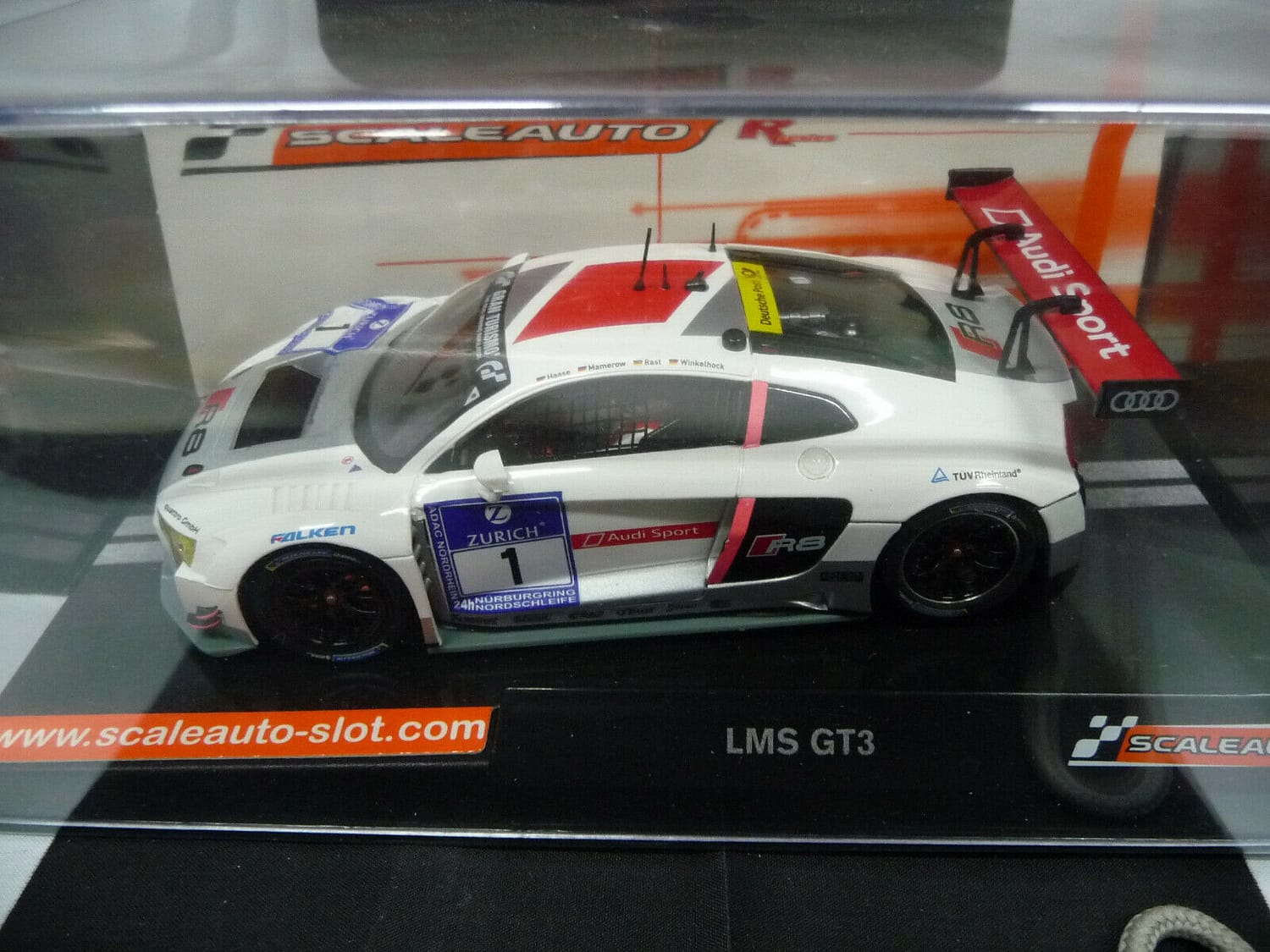 Scaleauto 1:32 SC6173R Audi LMS GT3 N/burg 15 Team Phoenix slot car also suits  Scalex/Carrera