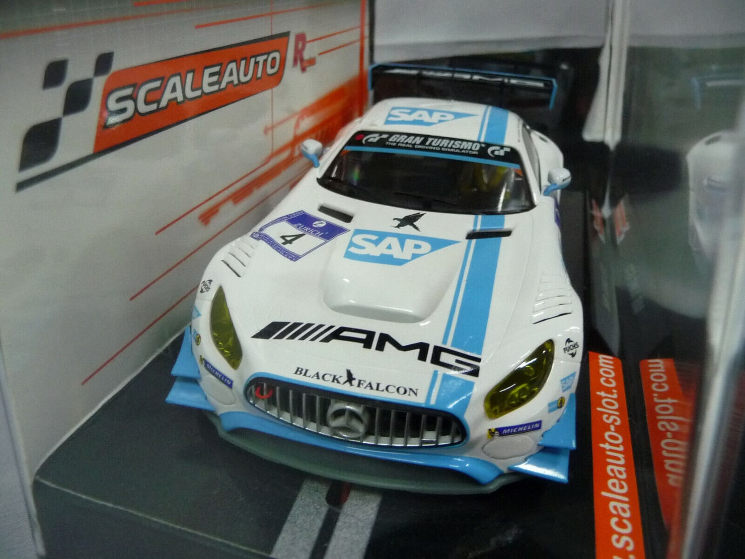 Scaleauto 1:32 SC6219R Mercedes AMG GT3 N/burg 16 1st No4 Scalextri/Carrera - Image 3