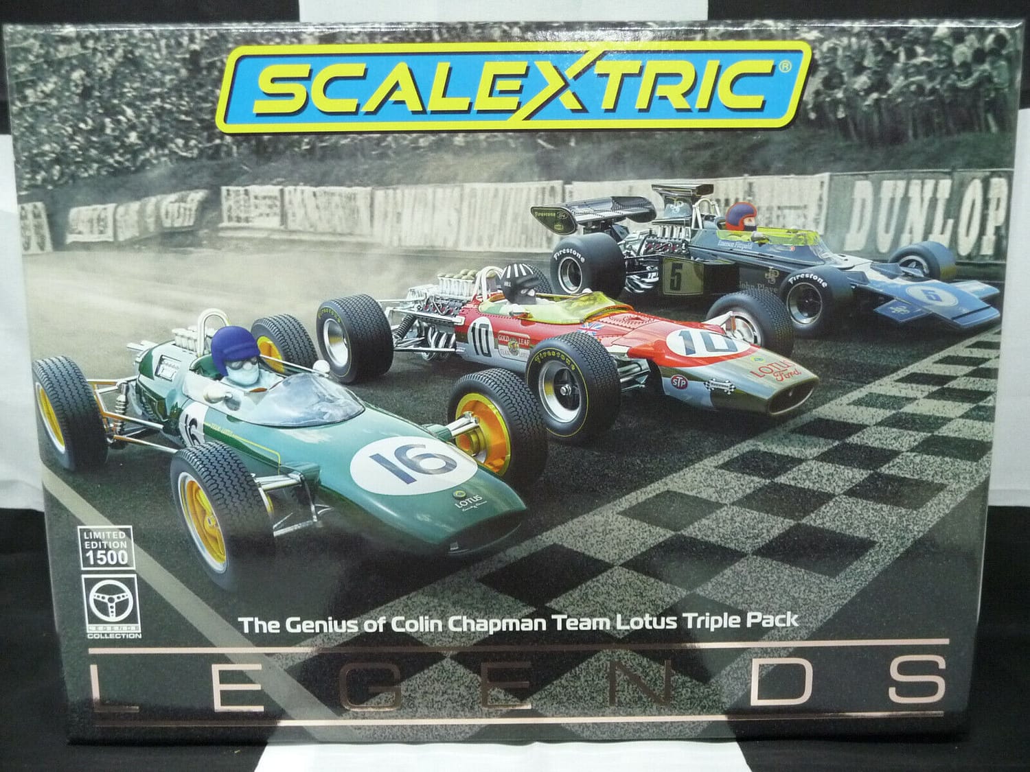 Scalextric C4184A 1:32 The Genius of Colin Chapman Team Lotus Triple Pack