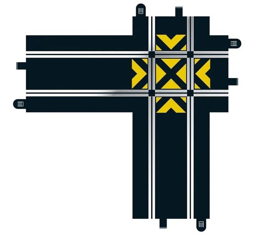 Scalextric C8210 Straight Crossover 90 Degree