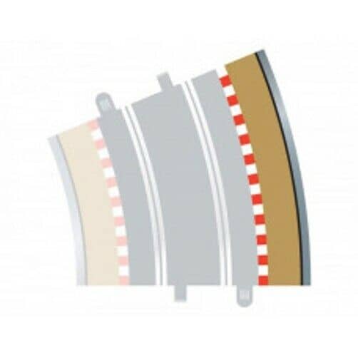 Scalextric C8238 Radius 4 Curve Outer Borders - 4 x 22.5 Degree