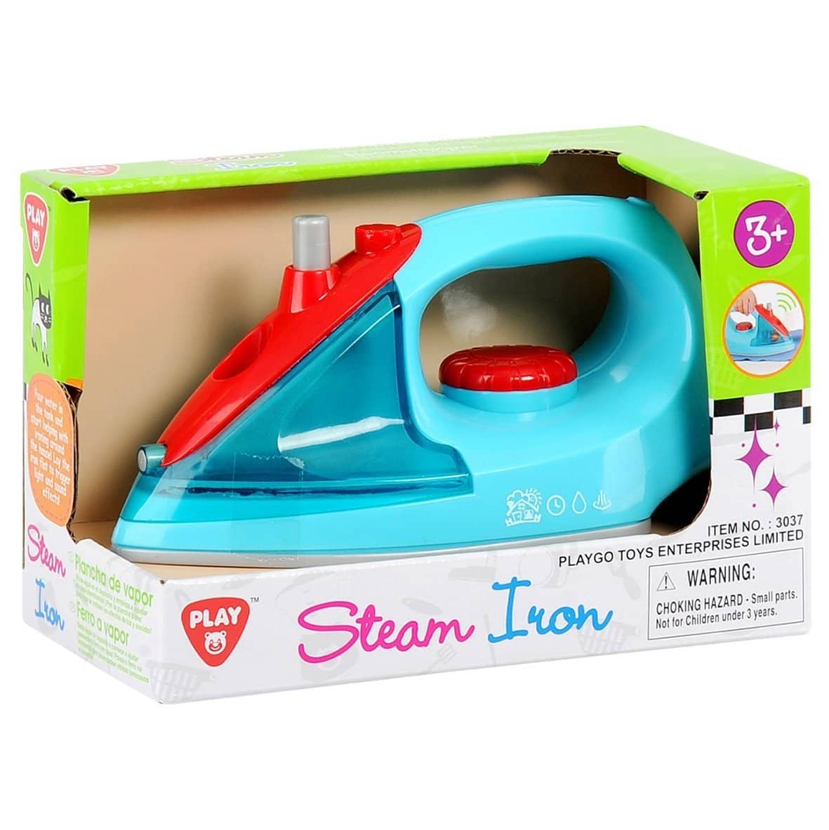 Playgo Toys Ent. Ltd. - Toy Steam Iron Battery Operated