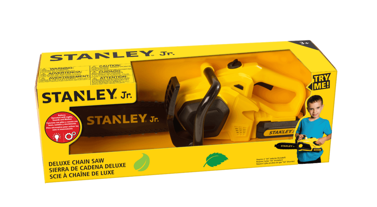 Stanley Jr - Deluxe Toy Chainsaw Battery Operated