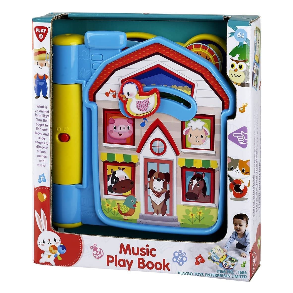 Battery Operated Music Play Book Playgo Toys Ent. Ltd