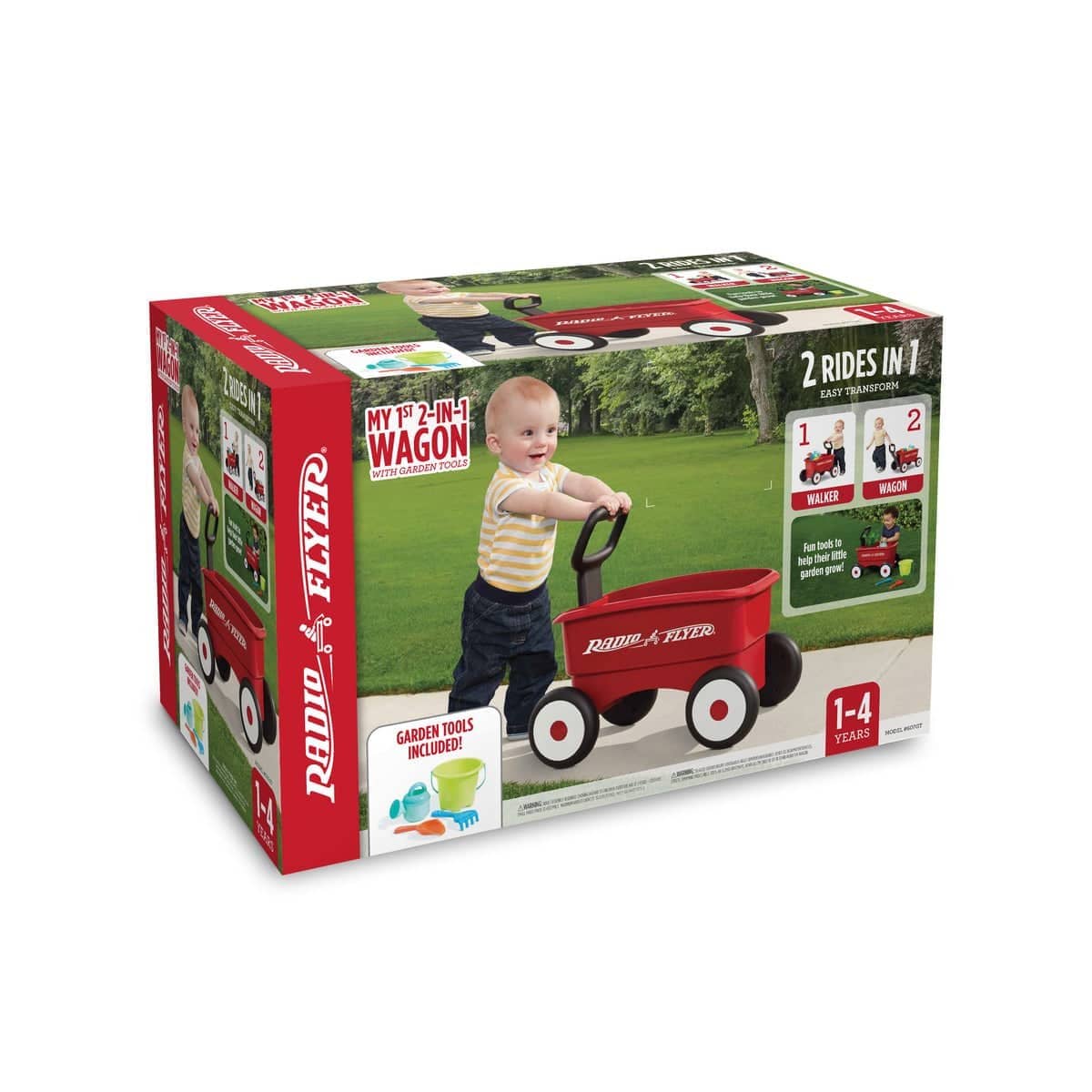 Radio Flyer - 2-in-1 Wagon With Garden Tools - Image 2