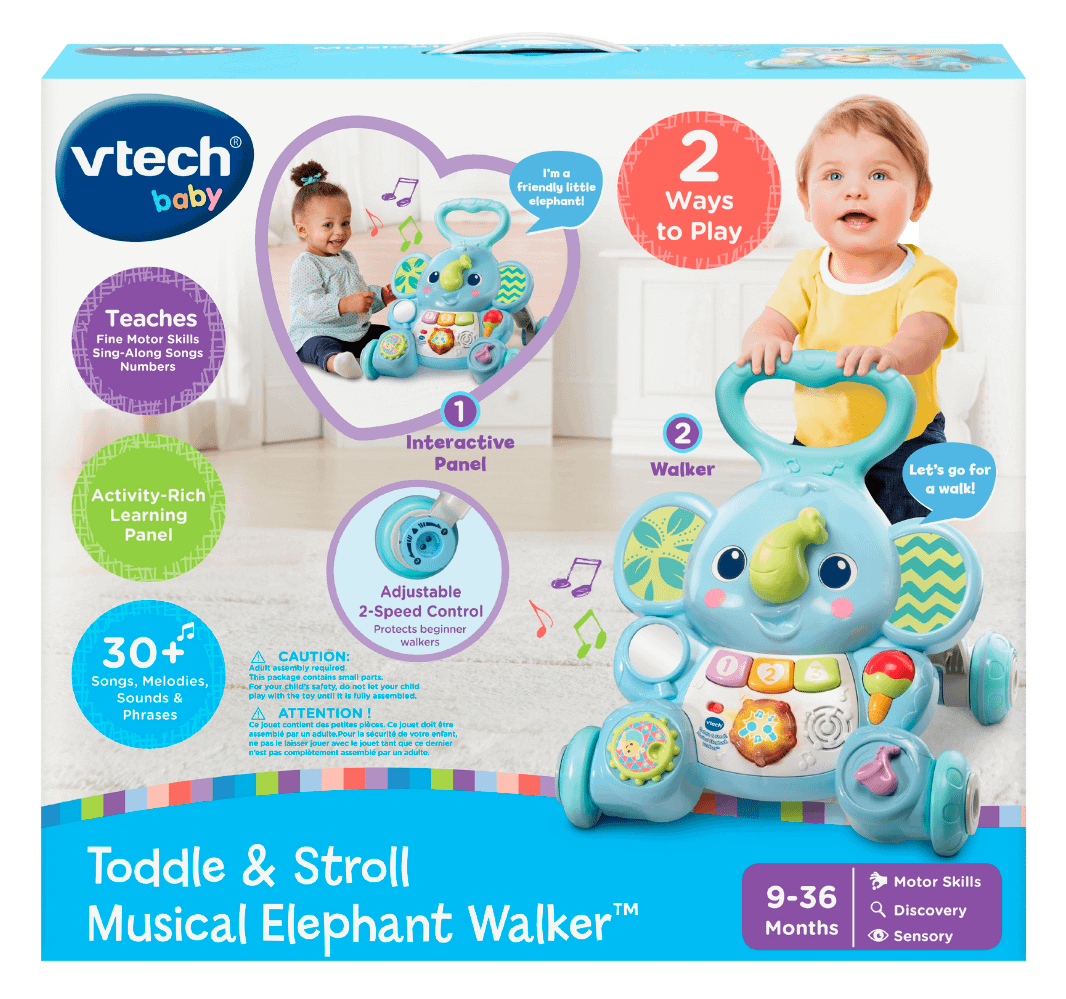 Vtech - Toddle And Stroll Musical Elephant Walker