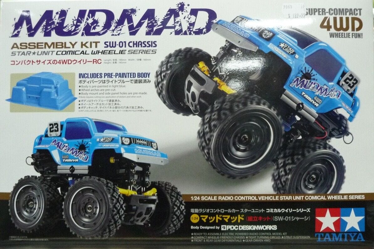 Tamiya 57412 1:24 MUDMAD SW-01 Chassis Assembly Kit Comical Wheelie Series