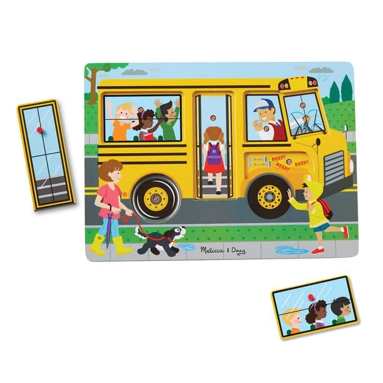 Melissa & Doug - The Wheels On The Bus Sound Puzzle - Image 4