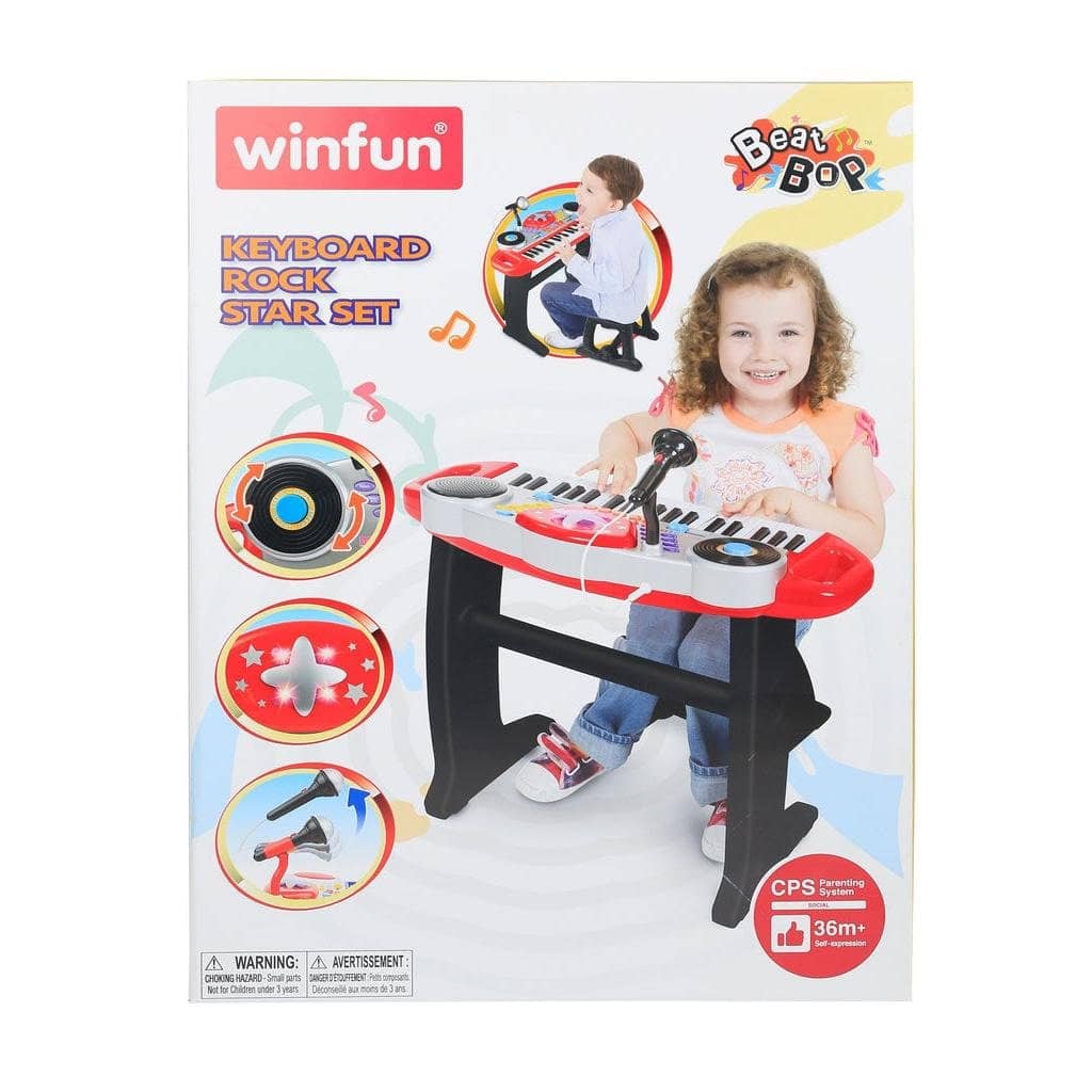 Winfun Beat Bop Keyboard Rock Star Set