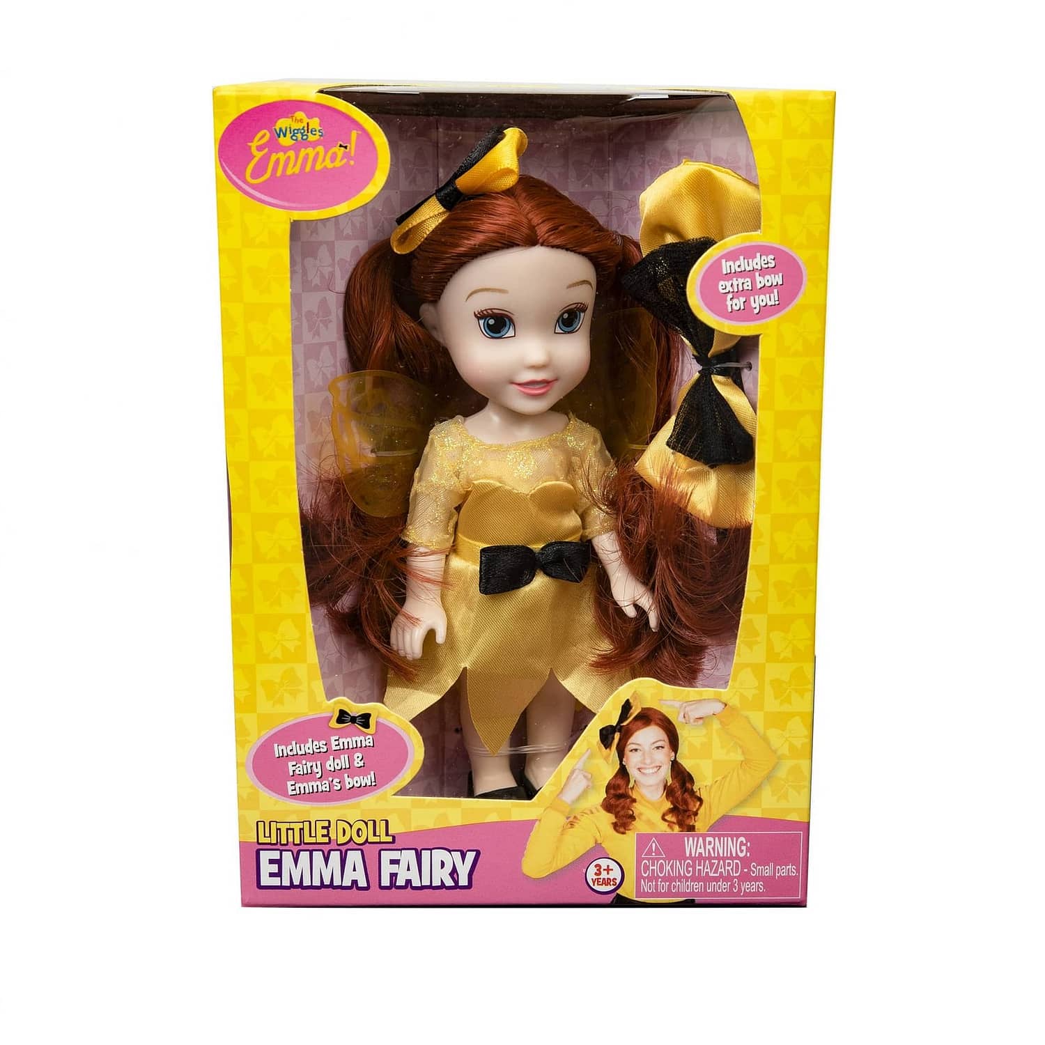 The Wiggles - 15cm Emma Doll With Bow For You Assorted - Image 4