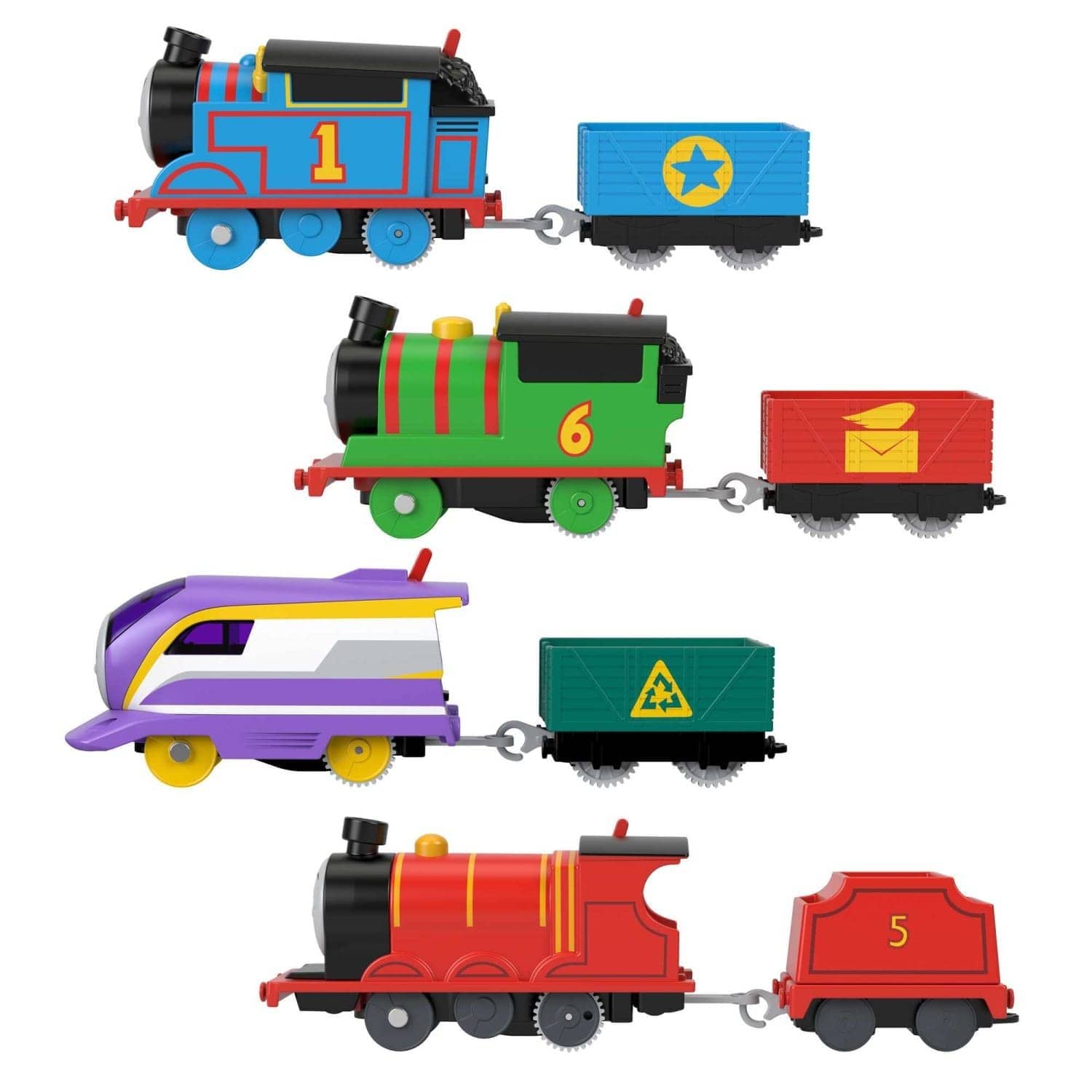 Thomas & Friends Motorized Character Trains Set Of 4 Engines - Image 3