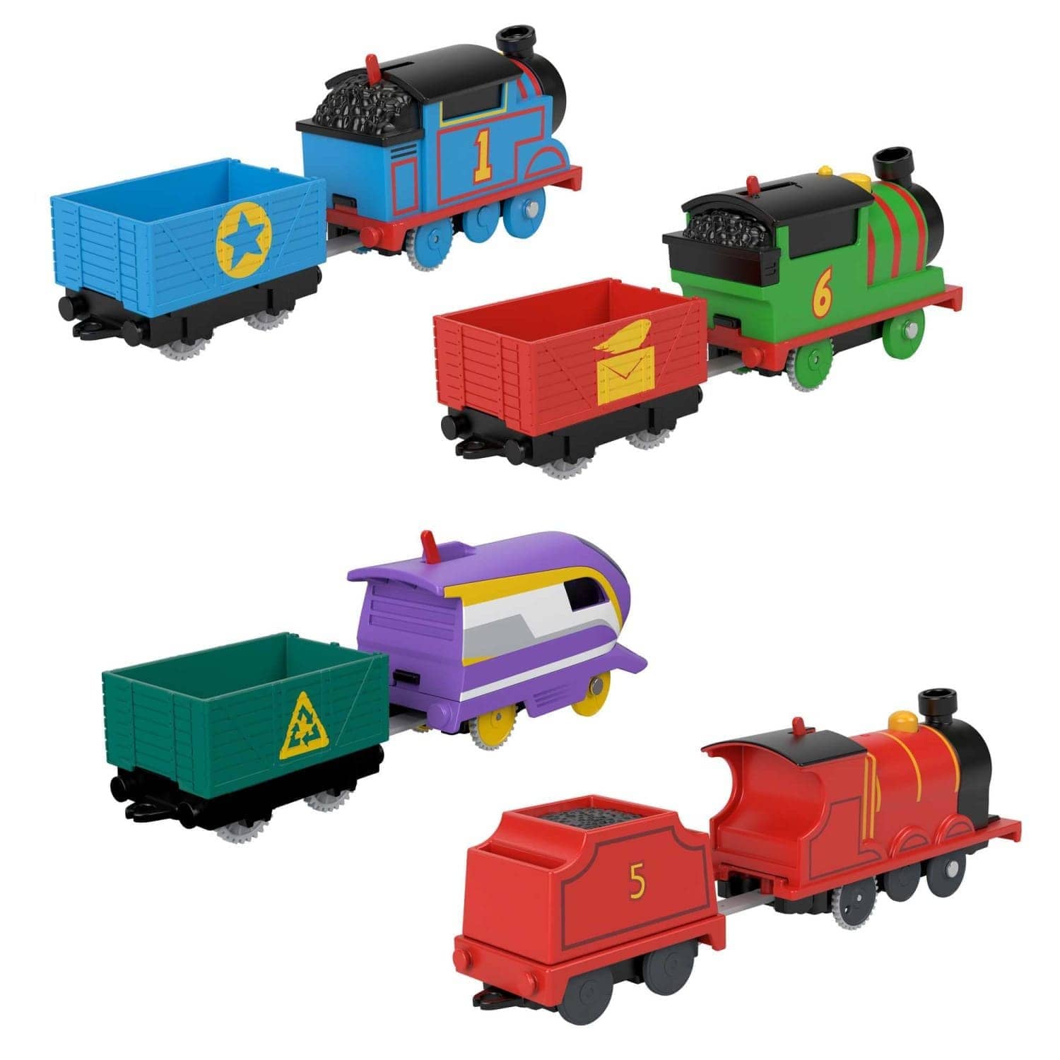 Thomas & Friends Motorized Character Trains Set Of 4 Engines - Image 4
