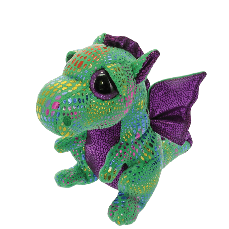 Ty Beanie Boos - Cinder - Green Dragon - 41cm Large - Image 2