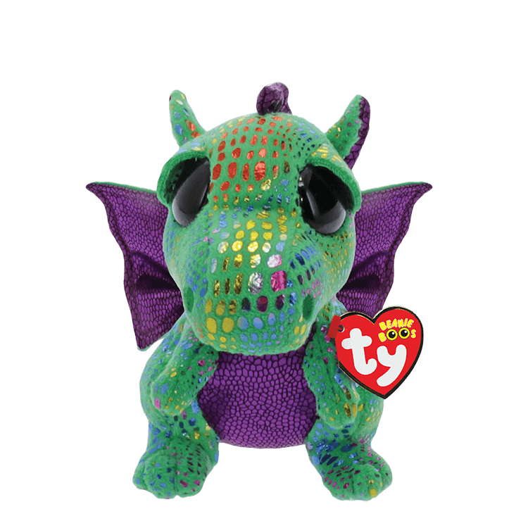 Ty Beanie Boos - Cinder - Green Dragon  - 41cm Large
