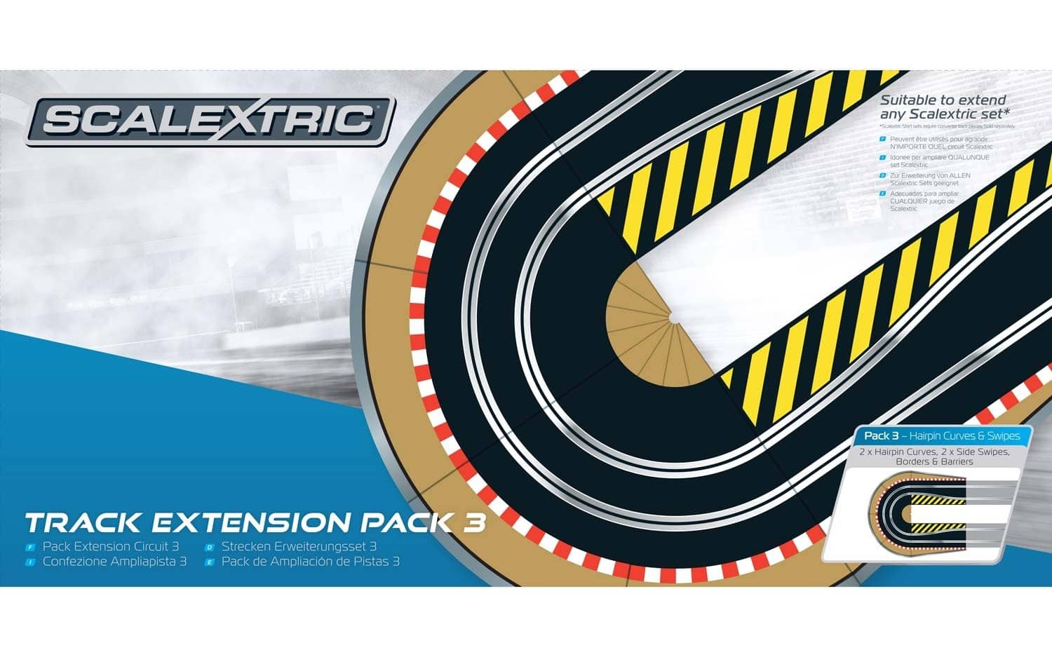 SCALEXTRIC TRACK EXTENSION PACK 3 SM57C8512