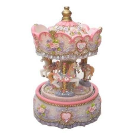 Cotton Candy - 6' Music Carousel W Horses