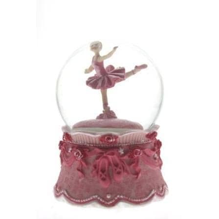 Cotton Candy - Ballerina Dancing Musical Snow Globe