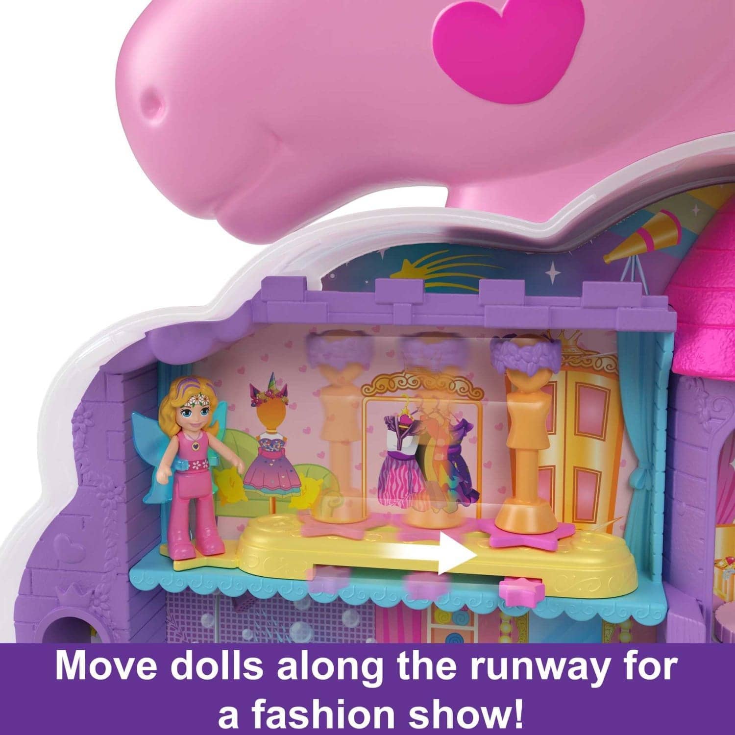 Polly Pocket - Rainbow Unicorn Playset Mattel - Image 5