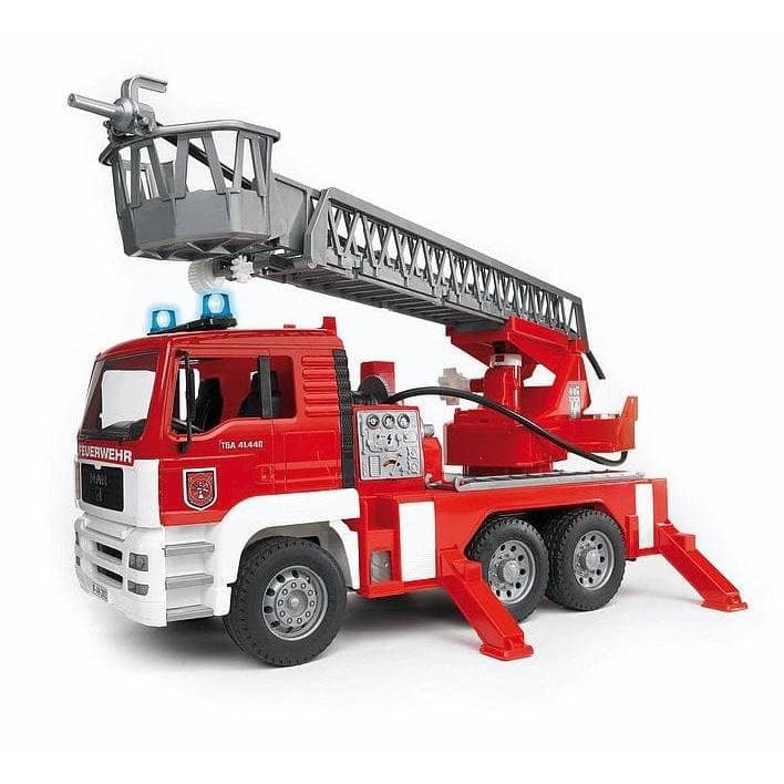 Bruder - Fire Engine Man Tga With Selwing Ladder 1:16 Scale