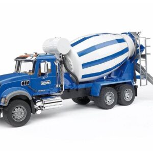 Bruder - Mack Granite Cement Mixer - Bruder Construction