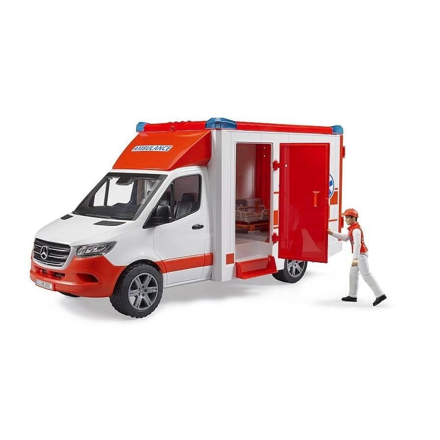 Bruder - Mercedes Benz Sprinter Ambulance With Driver 1:16 Scale - Image 4