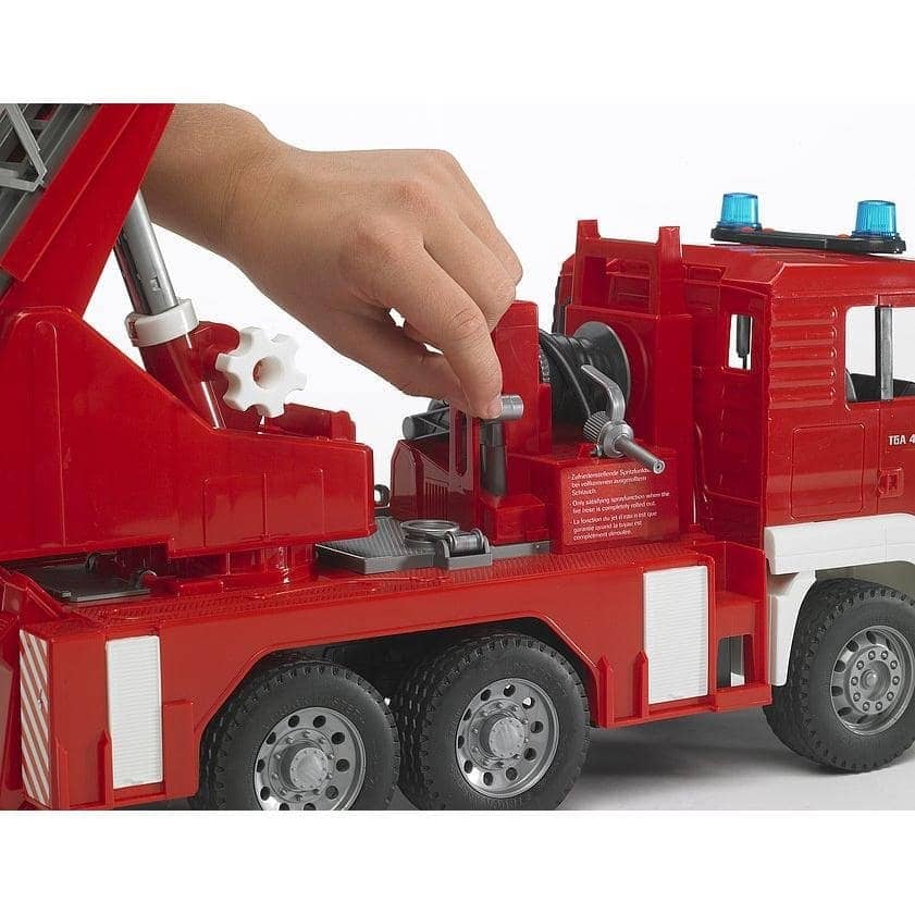Bruder - Fire Engine Man Tga With Selwing Ladder 1:16 Scale - Image 4