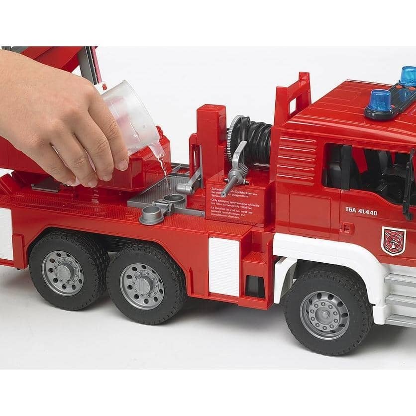 Bruder - Fire Engine Man Tga With Selwing Ladder 1:16 Scale - Image 5