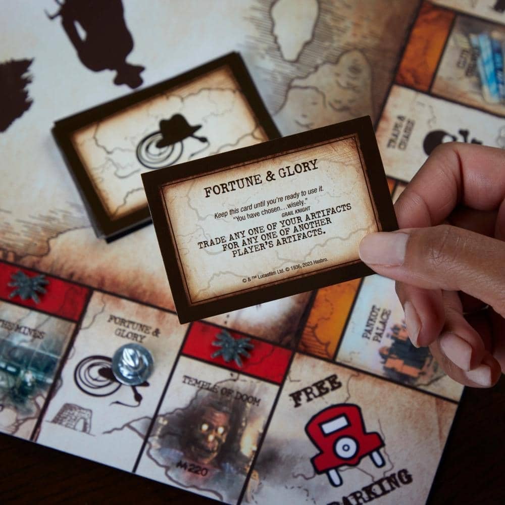 Monopoly Indiana Jones Board Game For 2-6 Players Hasbro - Image 7