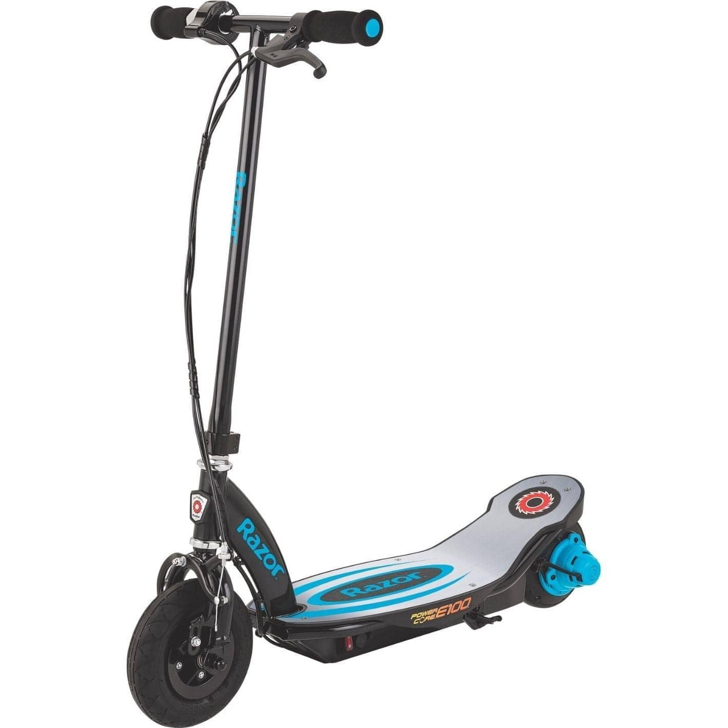 Razor Power Core E100 Electric Scooter - Blue Aluminium Deck