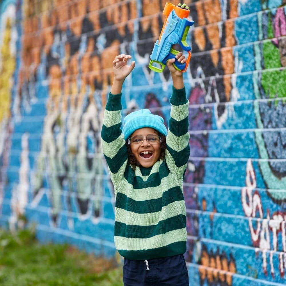 Nerf Elite Jr Explorer Easy-play Toy Blaster Easy Hold & Load & Blast 8 Nerf Elite Darts For 6 Year Old Boys & Girls - Image 3