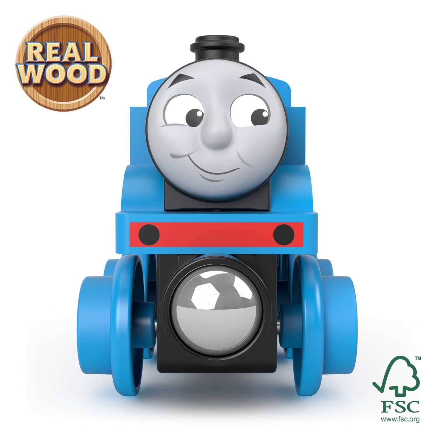 Thomas & Friends Thomas Push-Along Wooden Toy Train For Toddlers And Preschool Child - Image 3