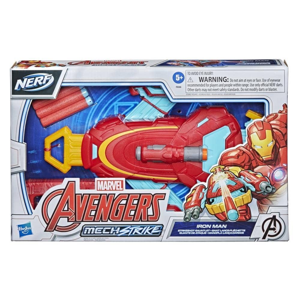 Nerf Marvel Avengers Iron Man Stikeshot Gauntlet